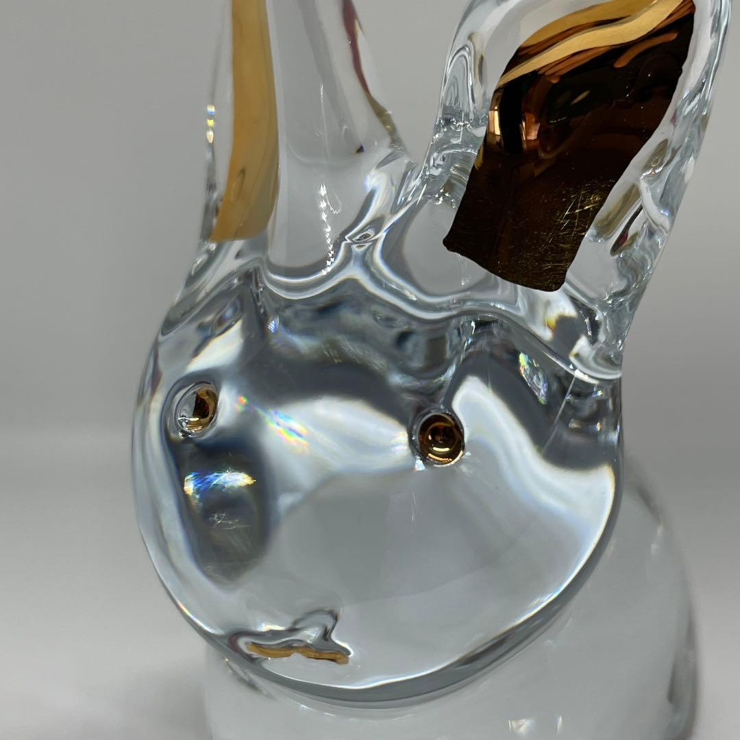 バカラ ミニマルズ うさぎ クリスタル 置物 箱付