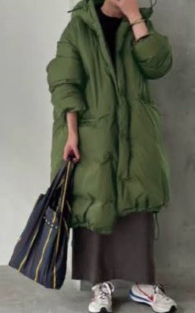 【未使用】レミレリーフ ロングダウンカーキS 徳原文子✕REMI RELIEF