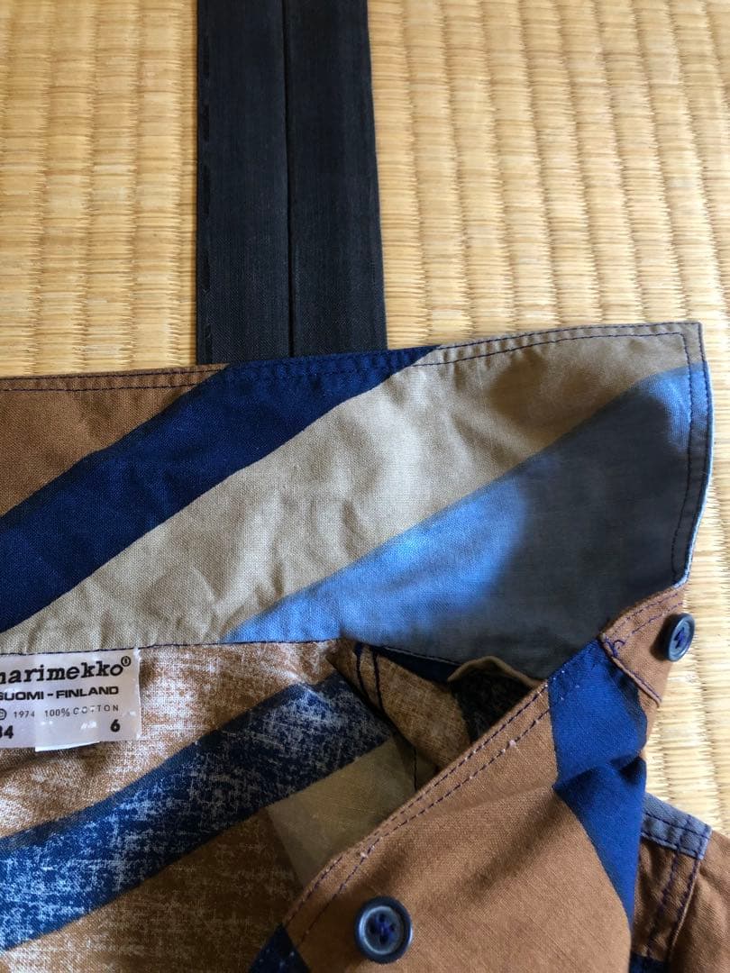 マリメッコ　ビンテージシャツ　1974 サイズ34 6