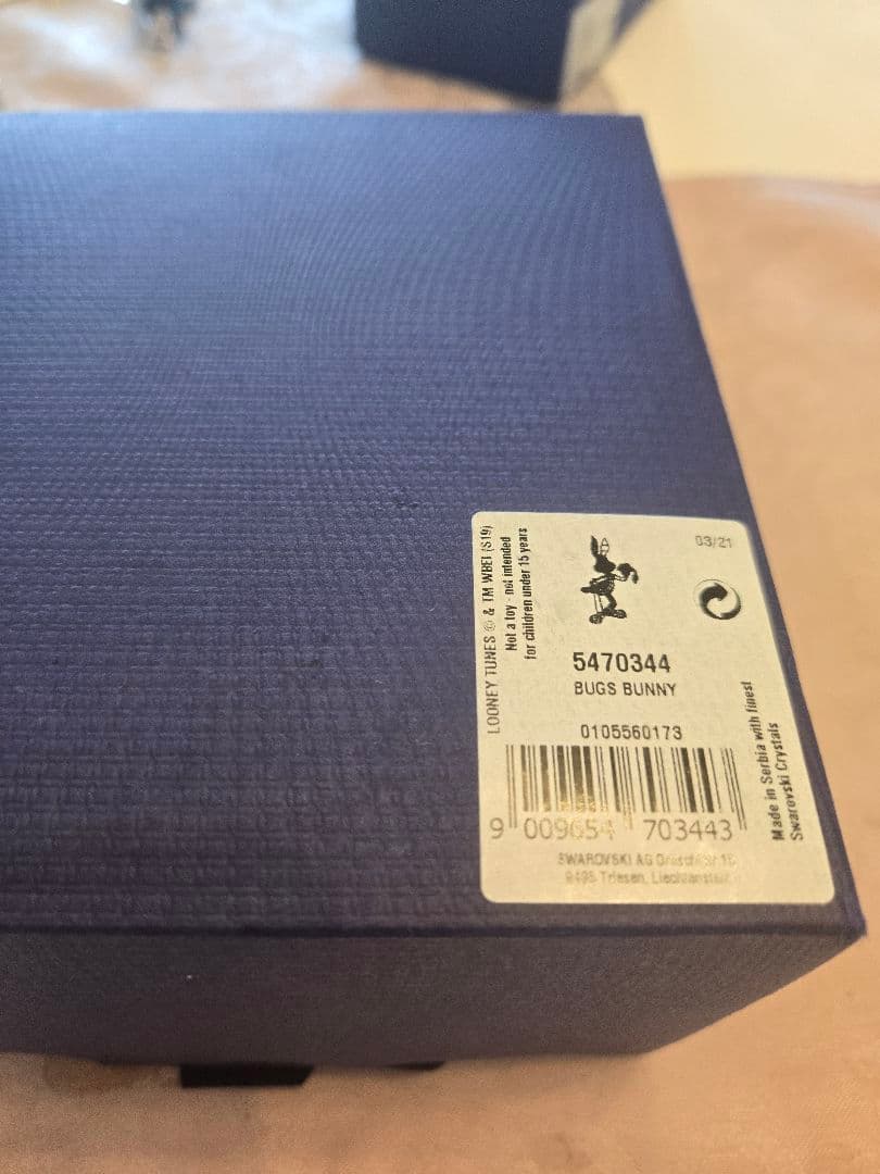 Swarovski バックスバニー クリスタル置物