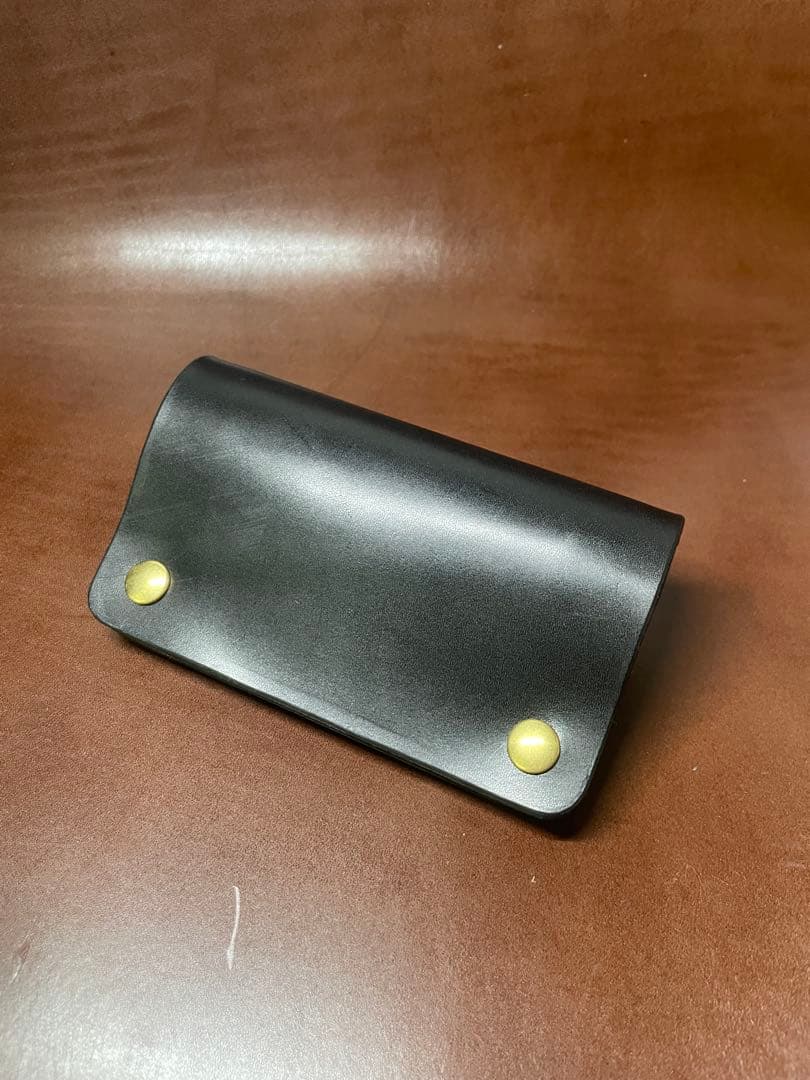 ハンドメイド　ミドルトラッカーウォレット　キャッチャー
