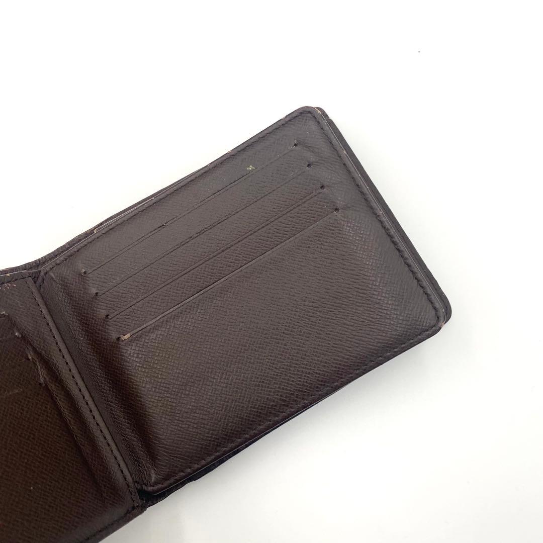 ルイヴィトン ダミエ ダミエ柄 ポルトフォイユ フロリン メンズ 二つ折り財布