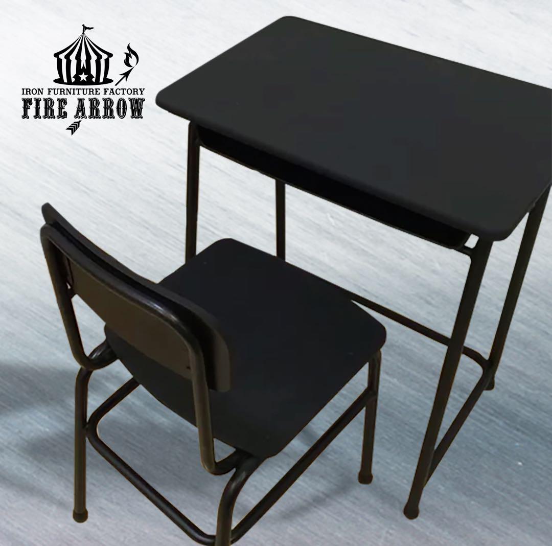 カフェスタイル 学校 机 リメイク