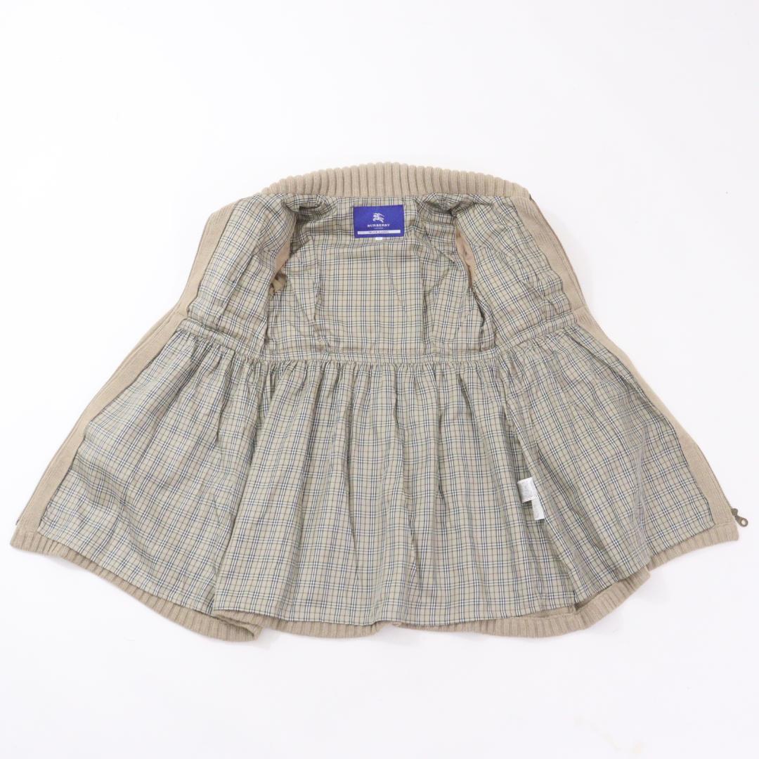 【はる】BURBERRY バーバリーブルーレーベル ダウンニットコート