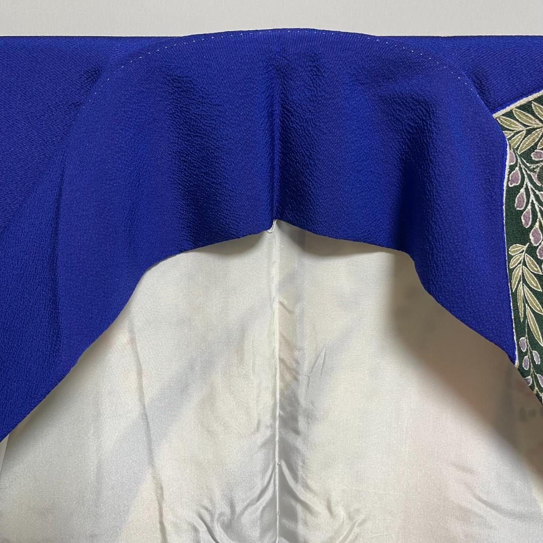 【新品未使用・仕立上・正絹】振袖－４＜金銀彩柄・ぼかし染め＞丈１５７㎝　裄６３㎝