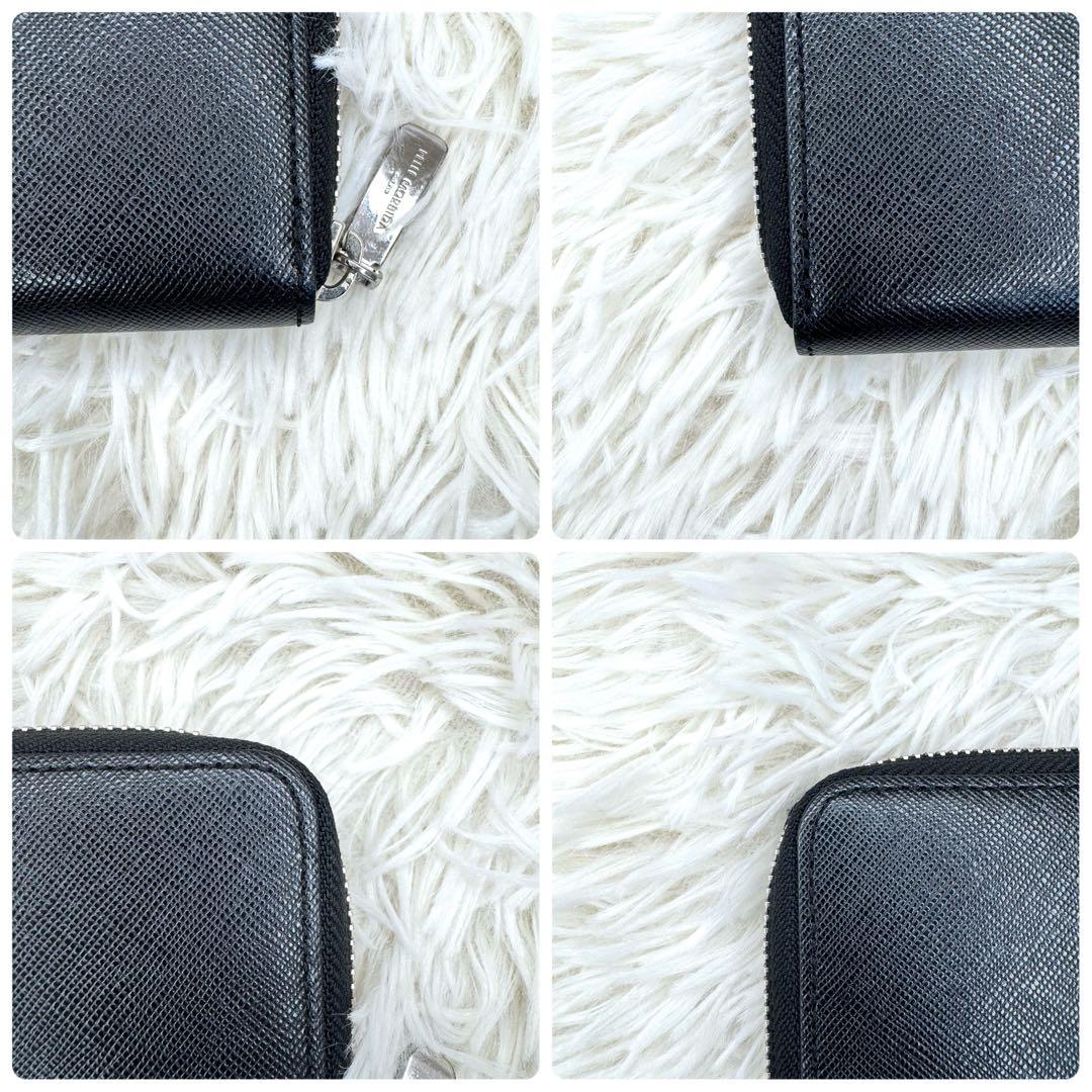 ペッレモルビダ ケース バルカ ラウンドファスナー レザー 黒