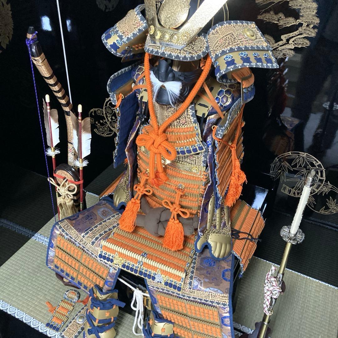 鎧兜のみ　稚児等身大鎧兜　五月人形　稚児鎧兜　着用鎧兜　景光作　1