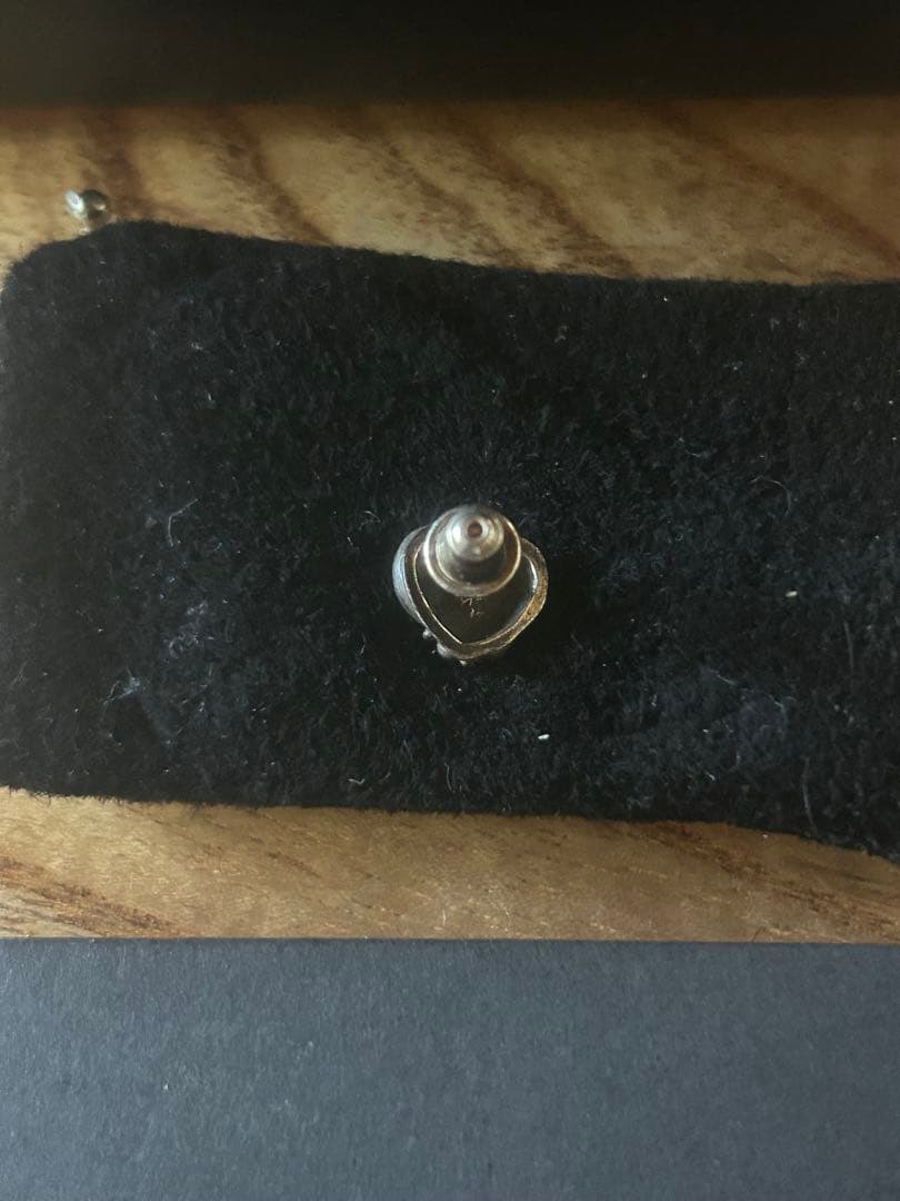 Chrome Hearts ハートスタッツピアス　クロムハーツsilver