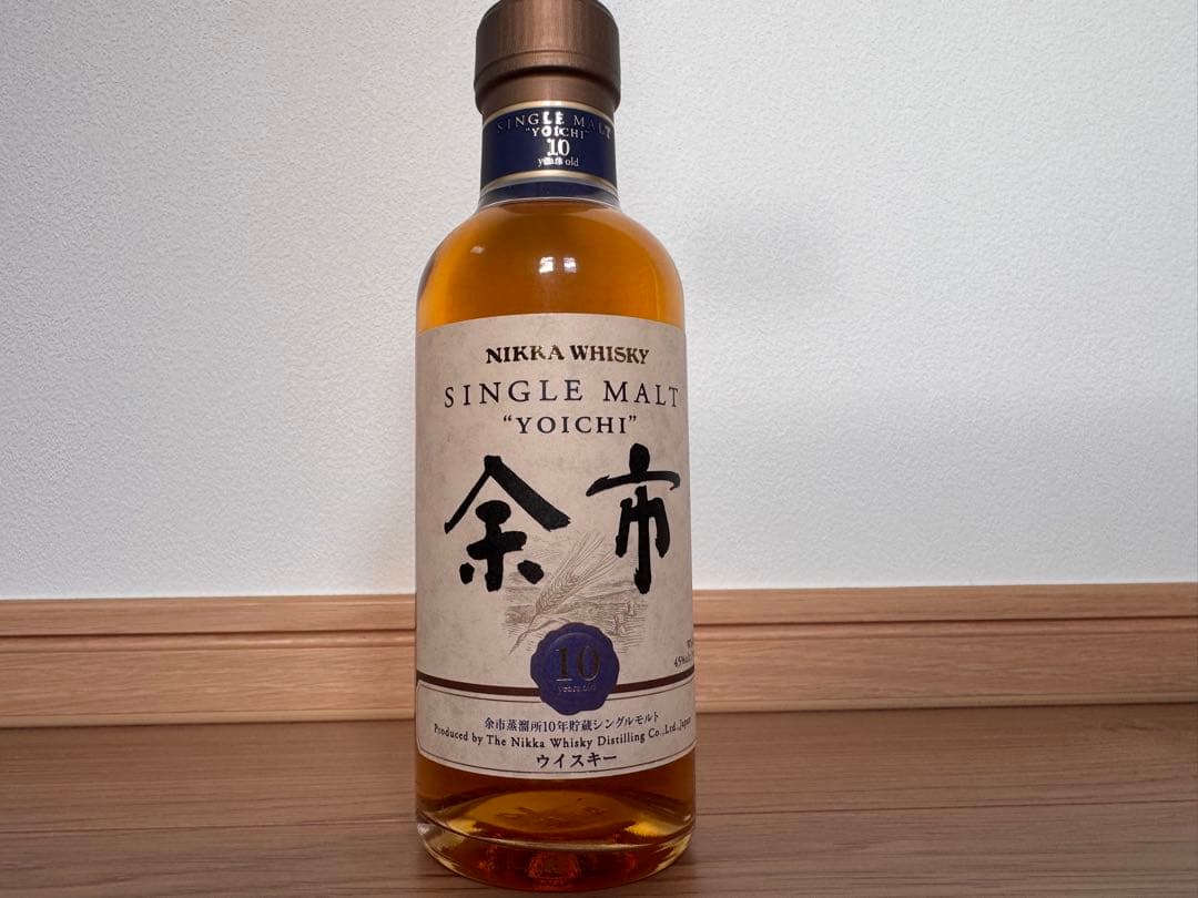 ニッカ シングルモルト 余市10年 180ml 【希少】
