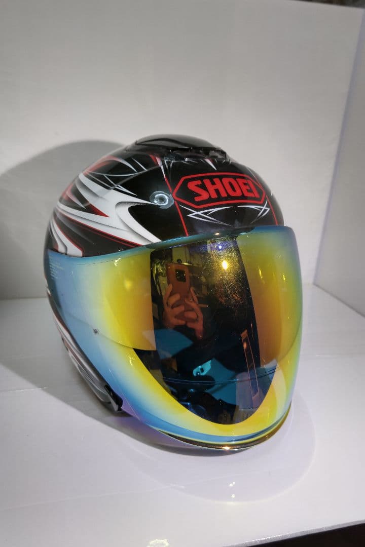 SHOEI J-Cruiseジェットヘルメット ミラーシールド付きLサイズ