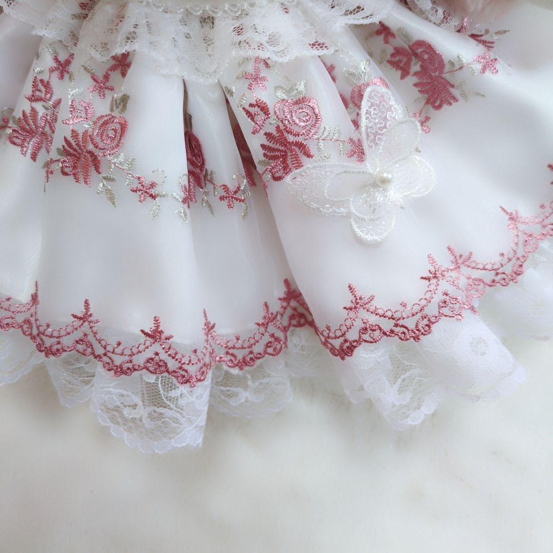 リーナベルコスチューム　Sサイズ用　小薔薇のホワイトコスチューム　1467