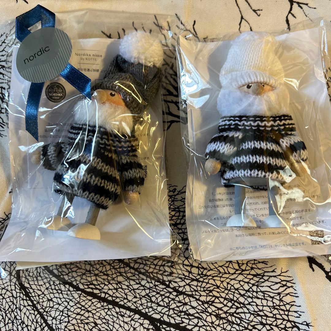 新品　高島屋購入　2体セット　ルディカニッセ　ボーダーニッセ　サンタ