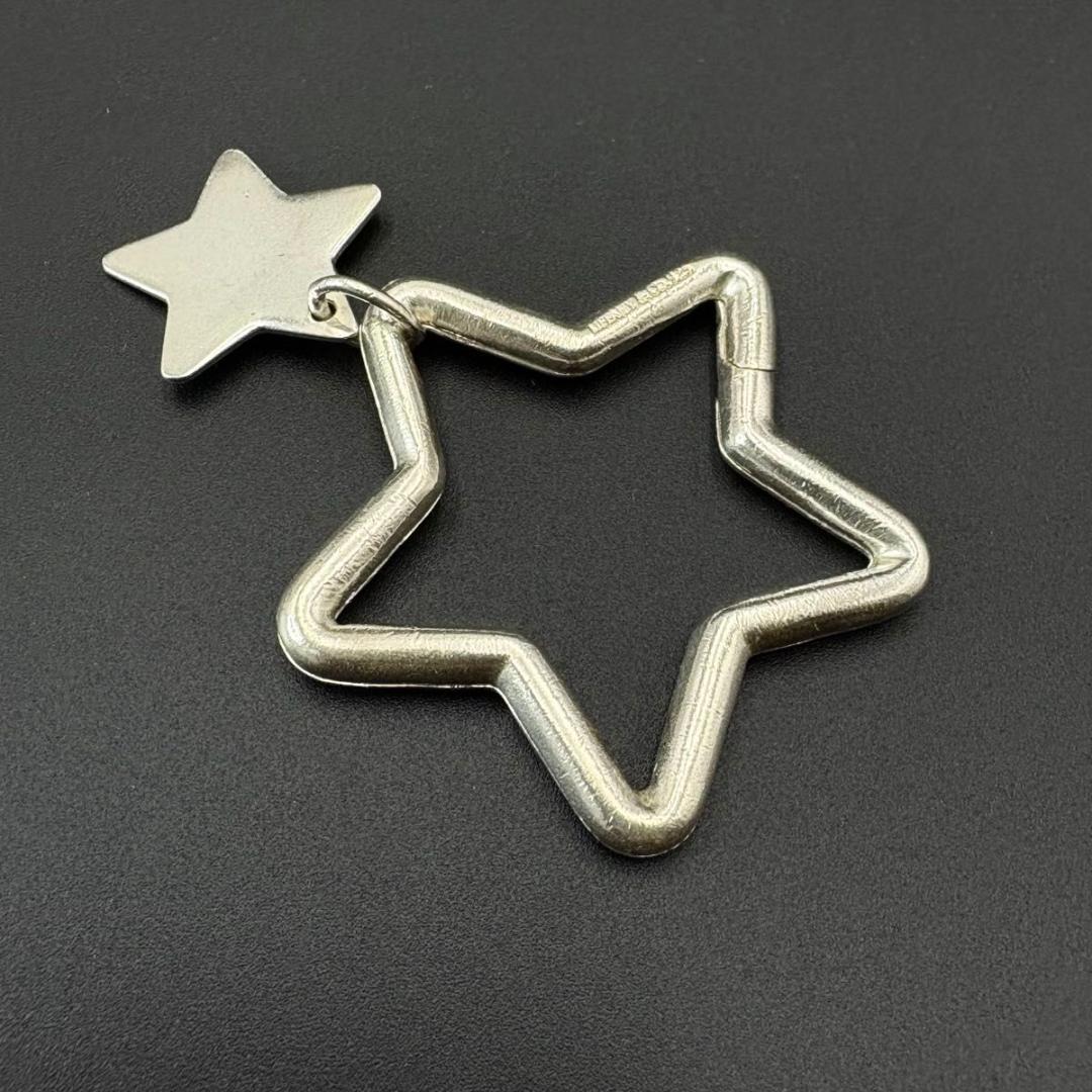 希少 ティファニー　キーリング　キーホルダー　スター　星　シルバー925