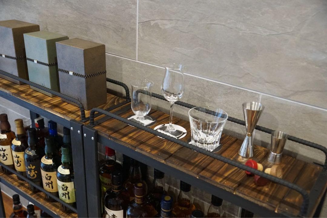 特大ウィスキーラック　飾り棚　ディスプレイラック　男前インテリア　棚 6022