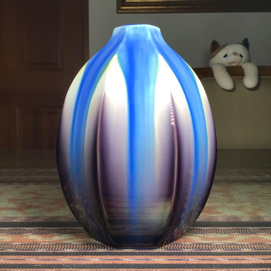 『メルうー特価』　九谷焼　柴田博　花瓶