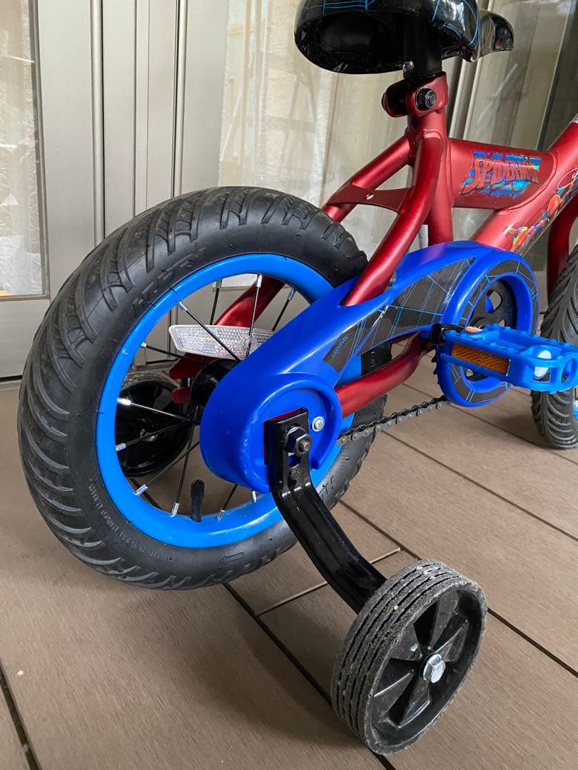 スパイダーマン 12インチ　子供自転車