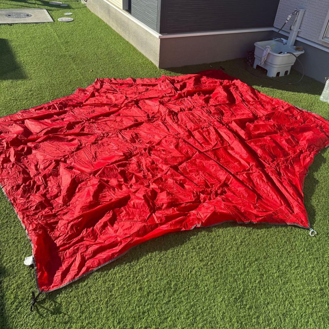 希少 テンマクデザイン　パンダテント レッド タープセット