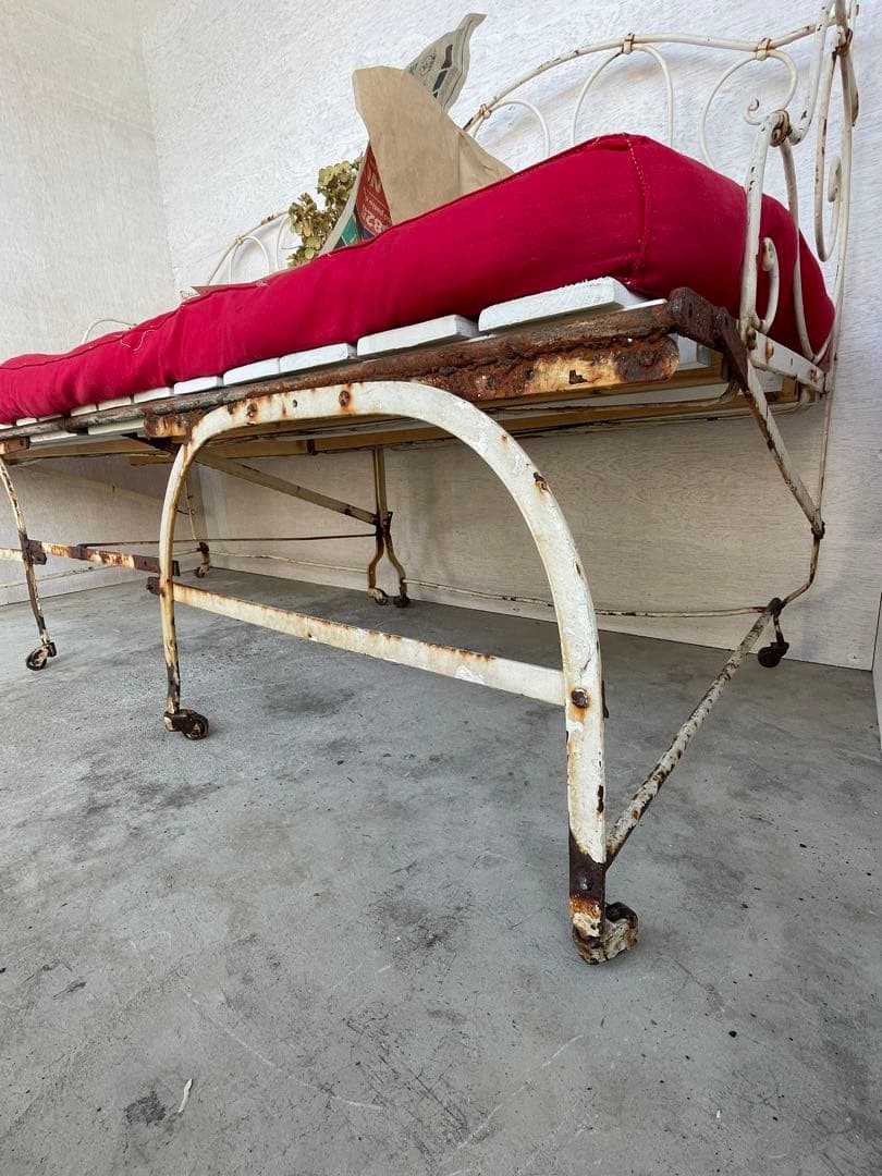 アンティーク/フランス/フレンチ/シャビー /ベッド/ソファ/アイアン/店舗什器