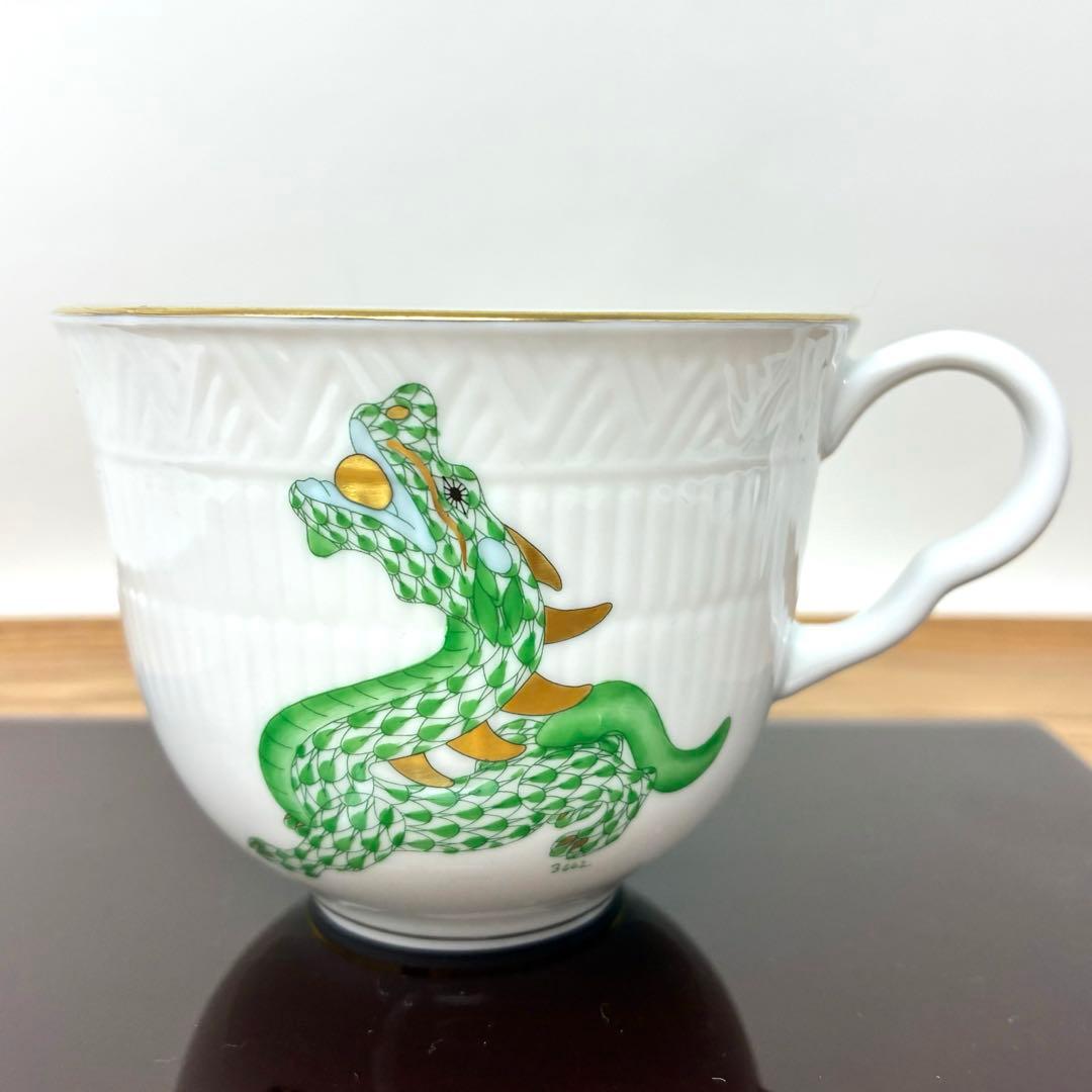 ヘレンド　干支　マグカップ　龍　ドラゴン　アポニー　インドの華