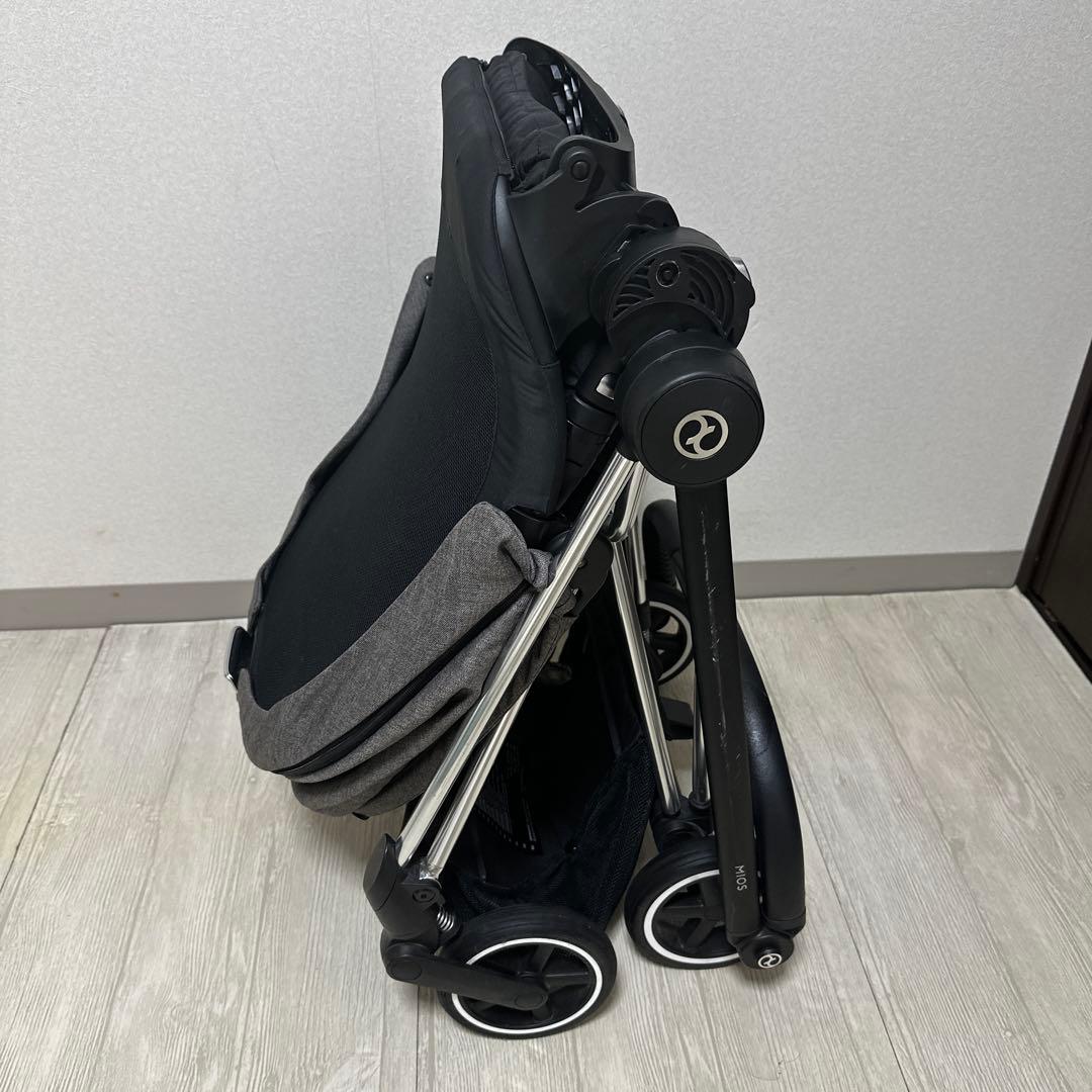 【値下げ】サイベックス　ミオス　ベビーカー　cybex mios AB型　グレー