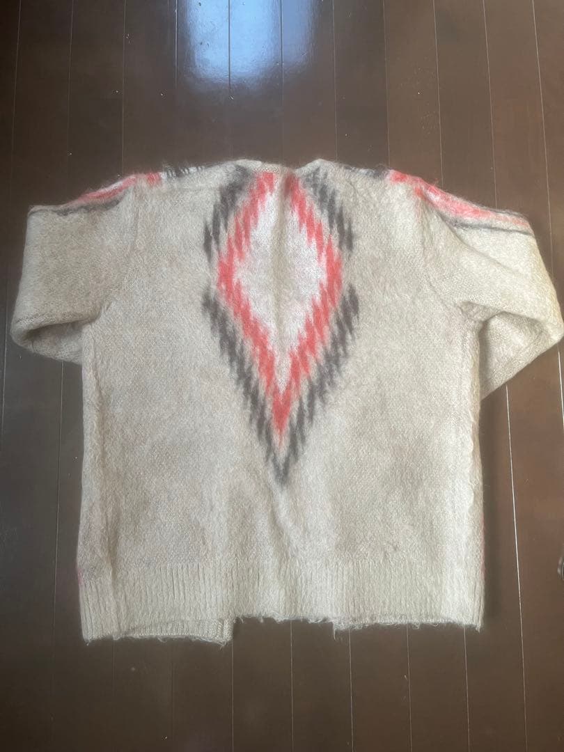 Needles カーディガン S ベージュストライプ