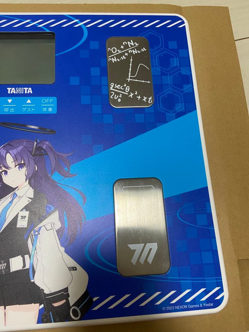 TANITA音声体組成計　ブルーアーカイブ　早瀬ユウカモデル