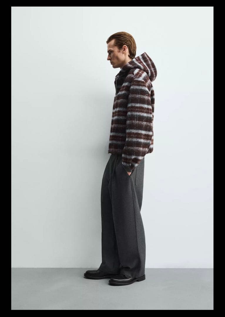 ZARA ファーフードジャケット