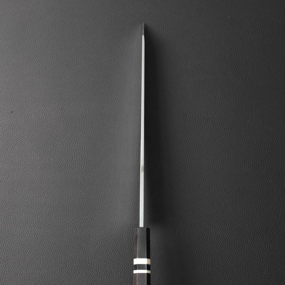 9630marlboro-1188ダマスカス切付包丁尺海流紋黒檀水牛八角柄