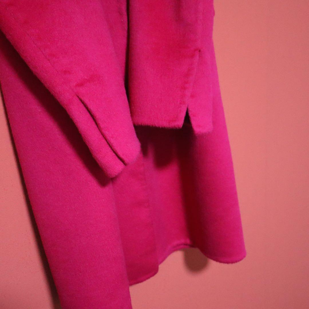 JIL SANDER アンゴラ混 ポケットデザイン 袖スリット チェスターコート