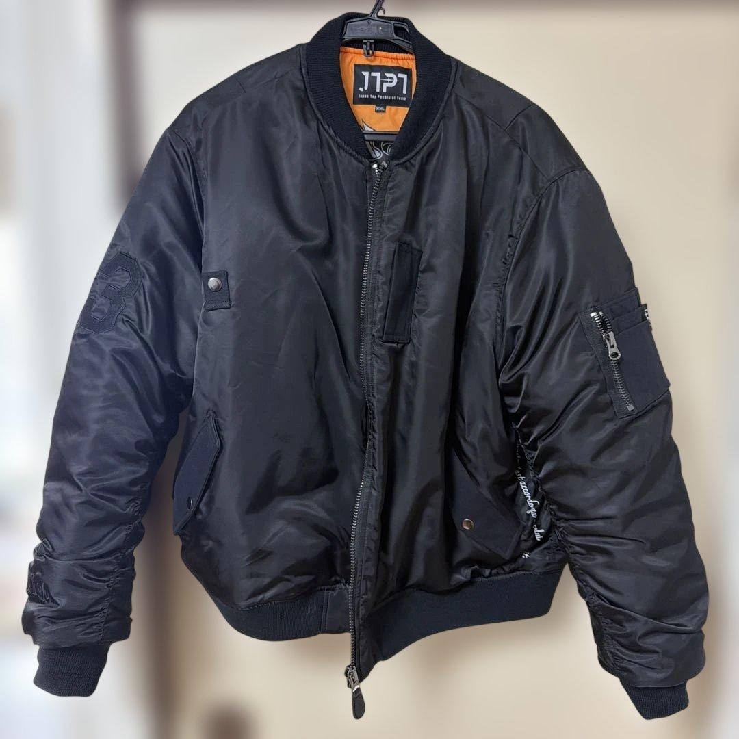ＪＴＰＴ ＭＡ-１ 黒色 XXLサイズ ジャケット伊藤裕樹ＲＩＺＩＮ