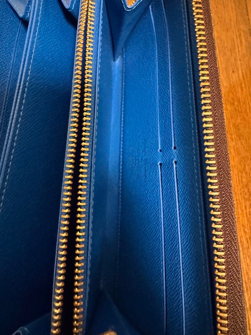 ルイヴィトン×草間彌生 モノグラム パンプキンドット ジッピーウォレット ブルー