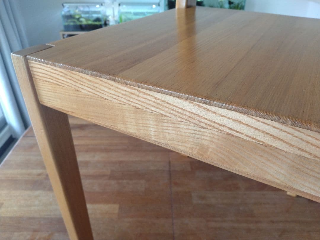 【てつのつるぎ】MUJI無印良品 タモ無垢材チェア2脚/ダイニング