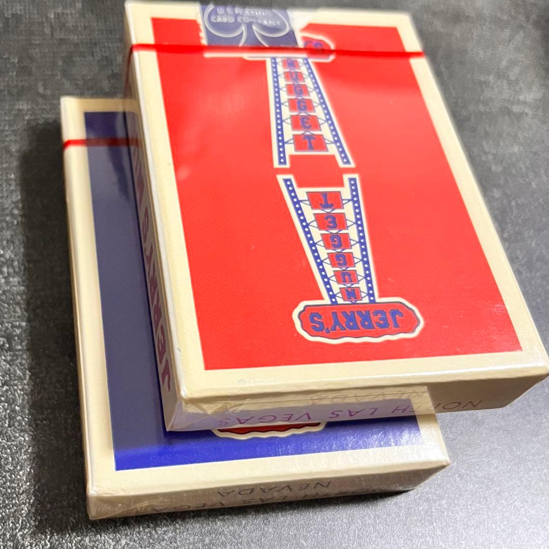 Jerry's nugget 本物　赤青1個づつ　ジェリーズナゲット　トランプ