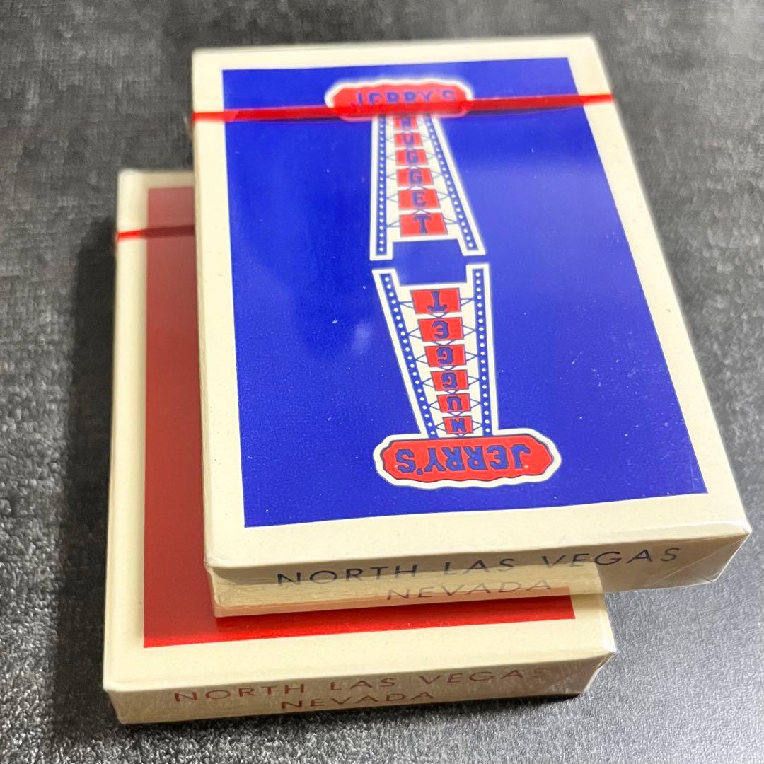 Jerry's nugget 本物　赤青1個づつ　ジェリーズナゲット　トランプ