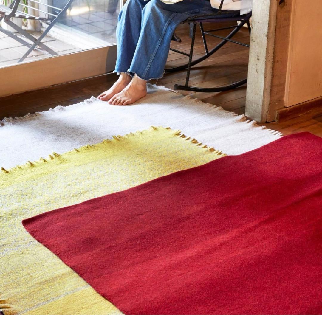 coova＊民族ラグ　イエロー