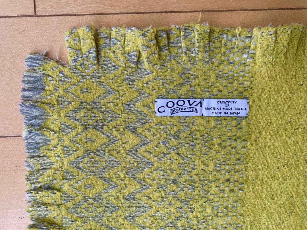 coova＊民族ラグ　イエロー