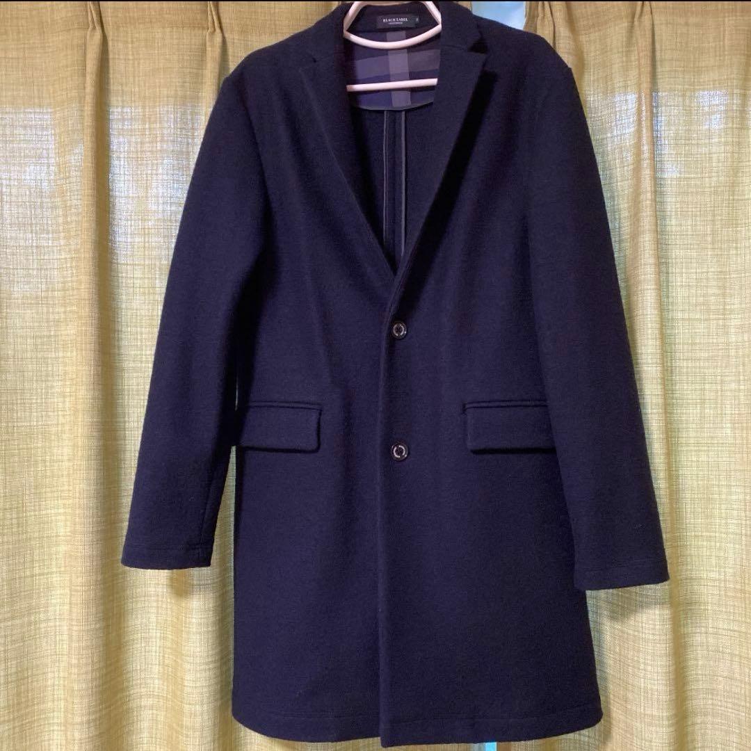 ブラックレーベルクレストブリッジ　チェスターコート ネイビー　バーバリー