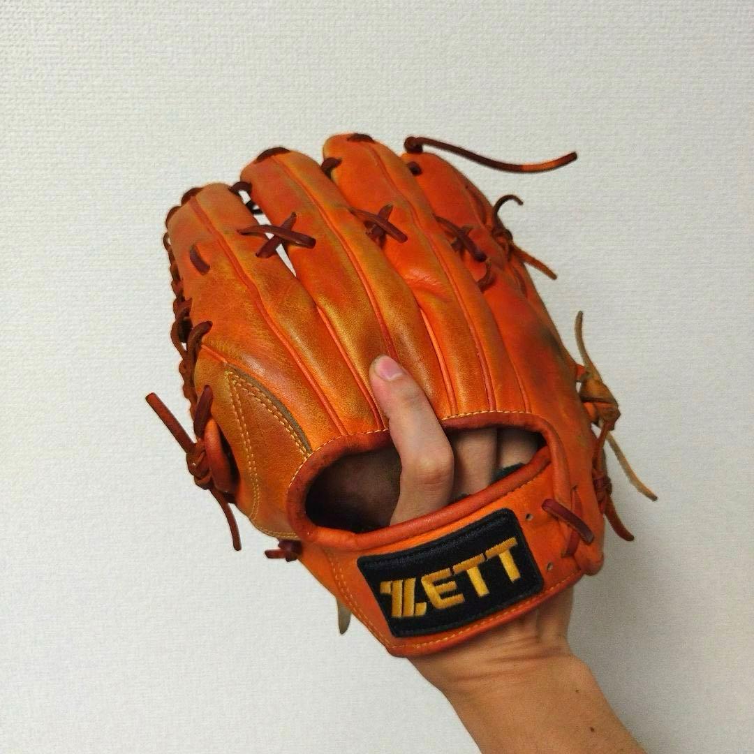 306 ZETT プロステイタス 即戦力 軟式 外野手用グローブ 左投げ