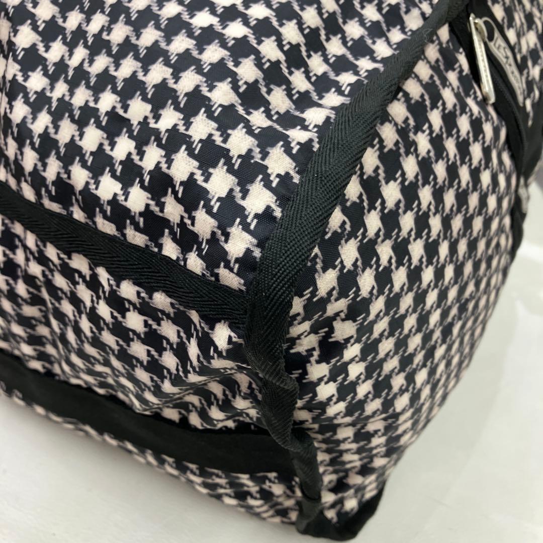 1880 良品 LeSportsac ボストンバッグ 2way 千鳥柄