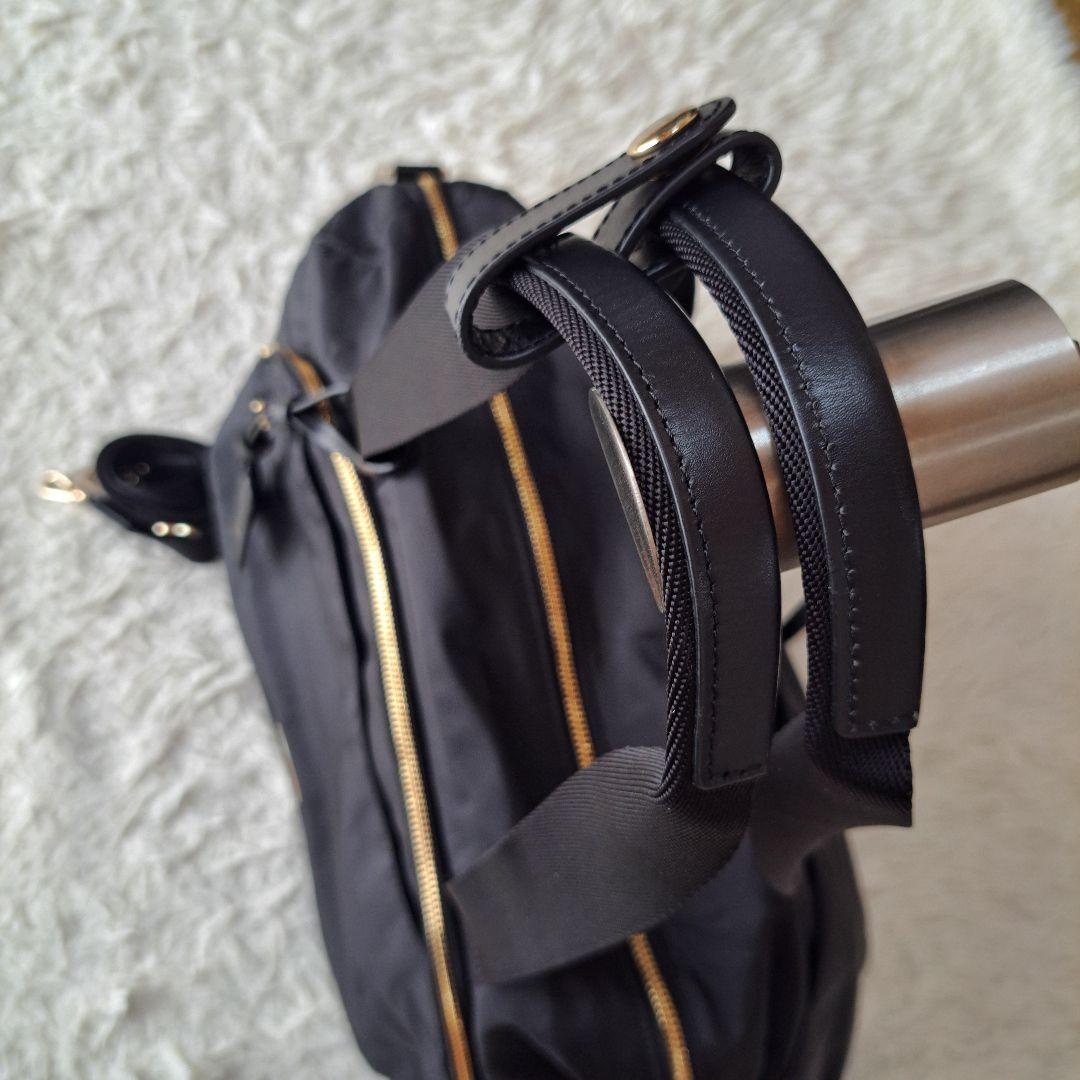 【極美品】【agnes b.】FT03‐03 2Wayボストンバッグ　チャーム付