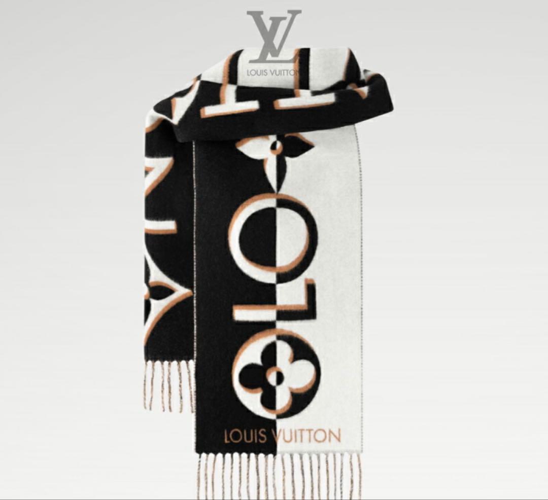 ルイヴィトン LOUIS VUITTON マフラーデュオインフィニティ新品未使用