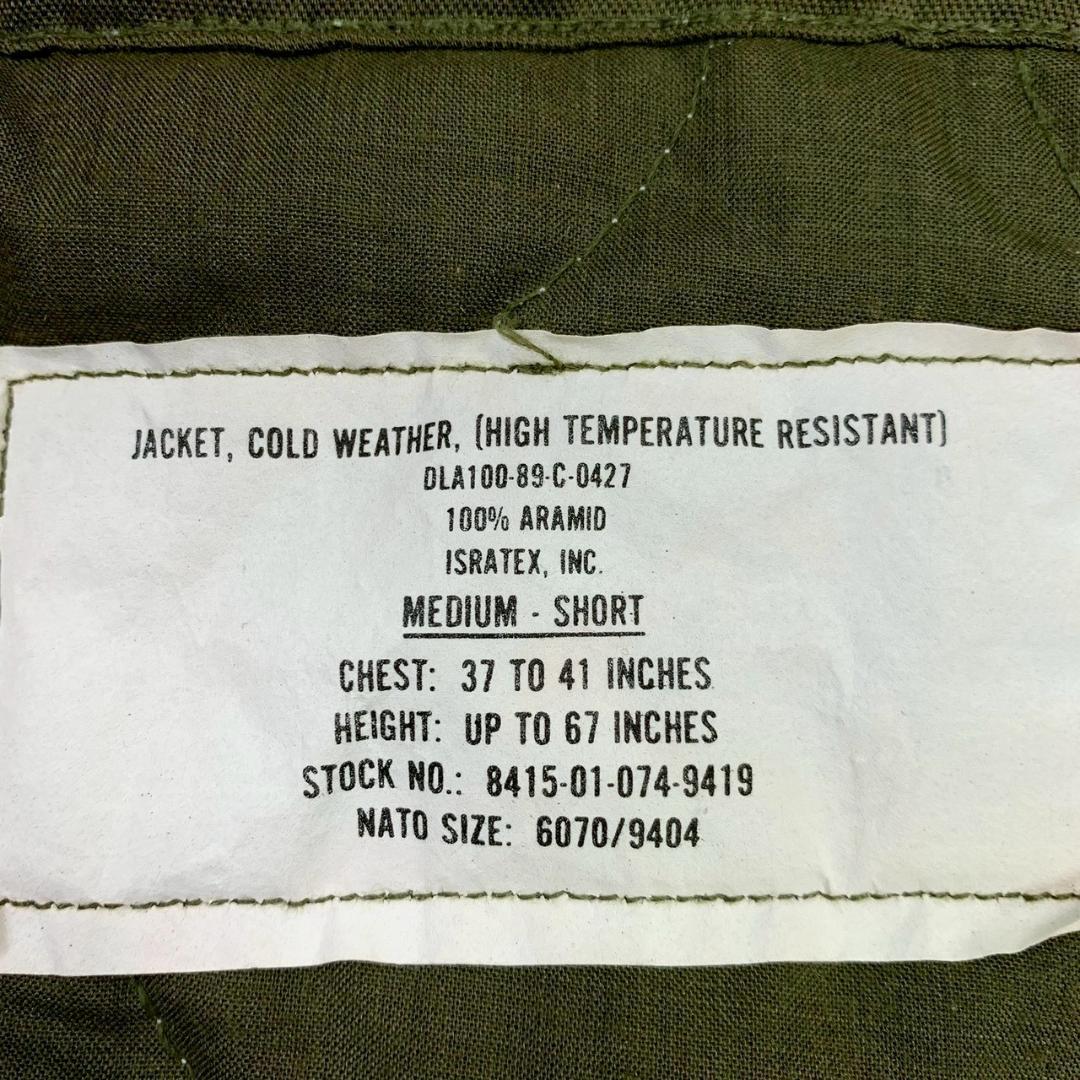 80s 米軍実物 アラミド CVC タンカース ジャケット M-S　D747