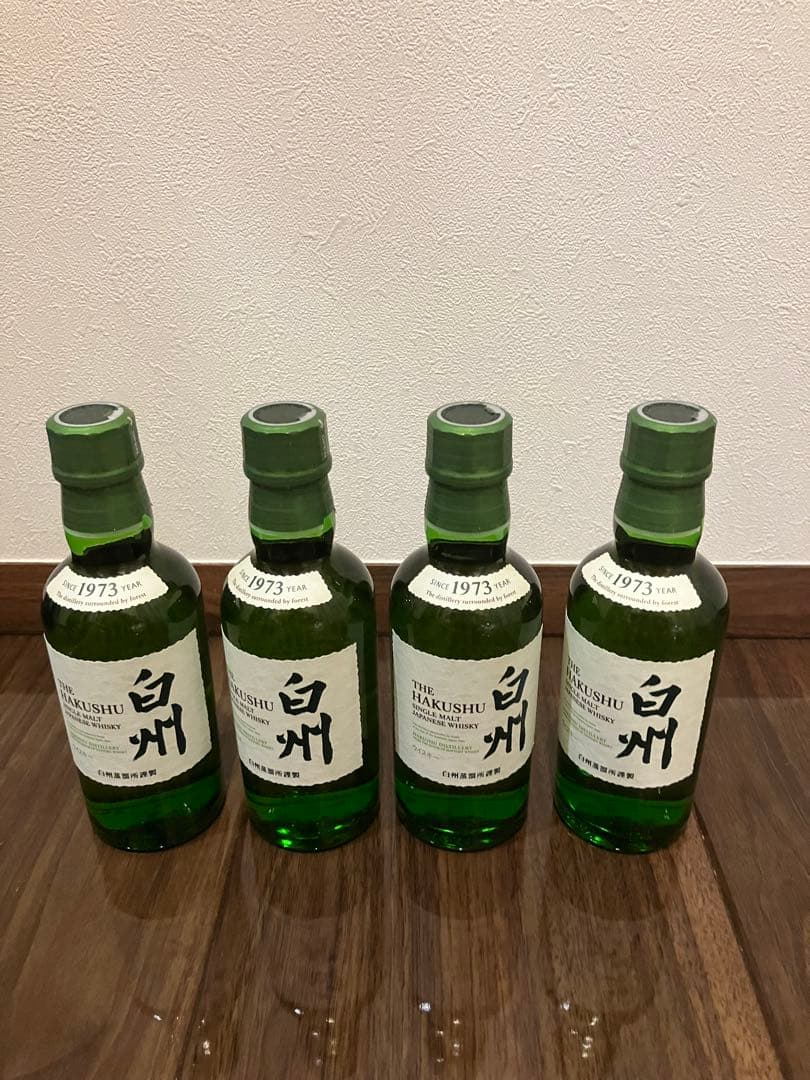 サントリー 白州 ミニボトル ウイスキー180ml ×4本セット