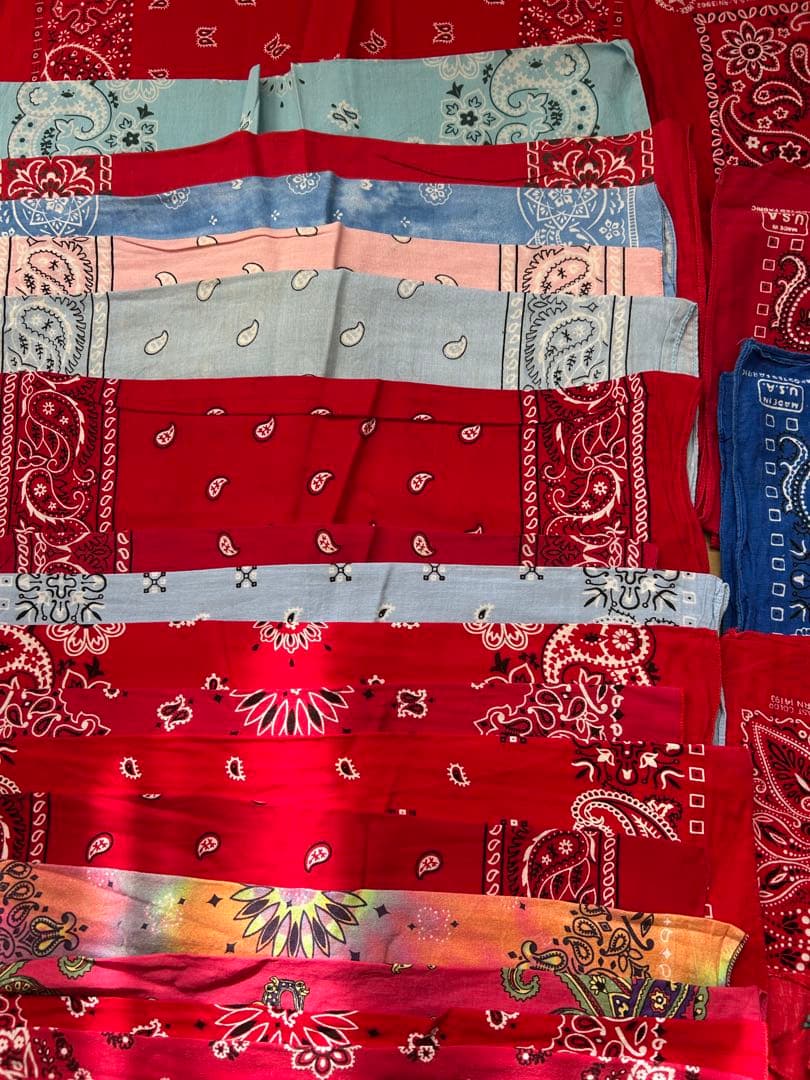 jmrx67さん専用 80s 90s アメリカ製バンダナ 40枚セット