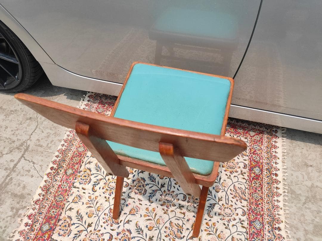 (ベリーさん専用) マルニ☆デルタチェア②☆ビンテージ☆レトロ ターコイズ