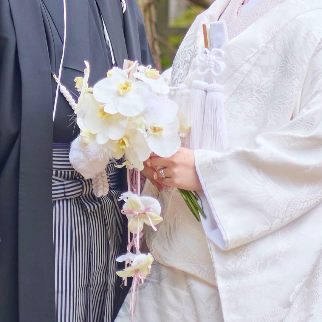 ウェディングブーケ　ブートニア　セット