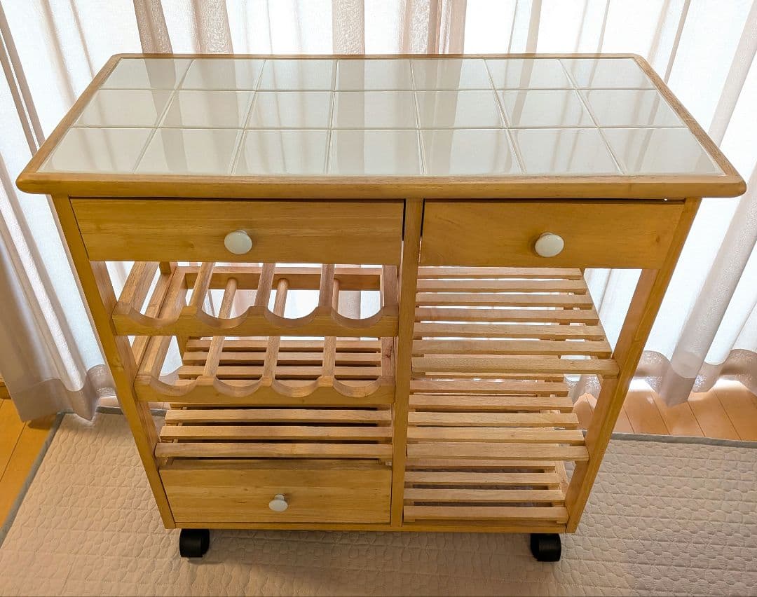 a*e様 キャトルセゾン ワゴン　キッチンカウンター　ワインラック　棚　キッチン