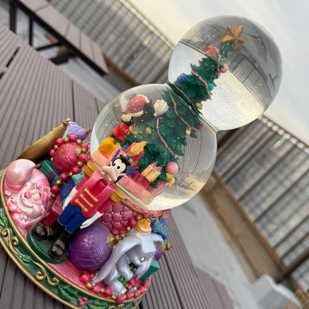 ディズニーミッキーピノキオ白雪姫ダンボアリス　スノー　グローブ　オルゴール