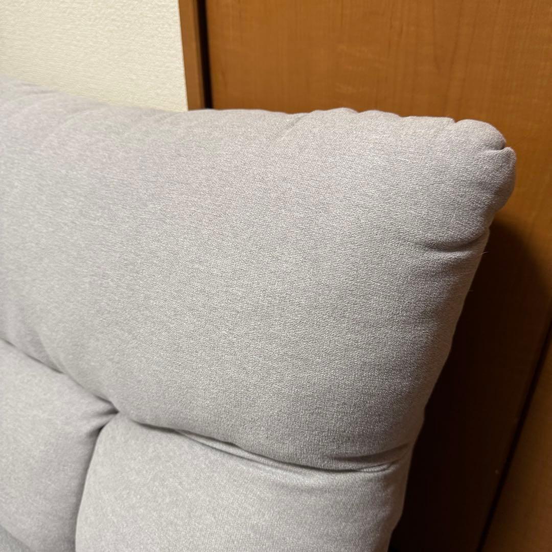 ニトリ／つながるポケットコイル座椅子(レガ LGY) 一人用ソファ グレー