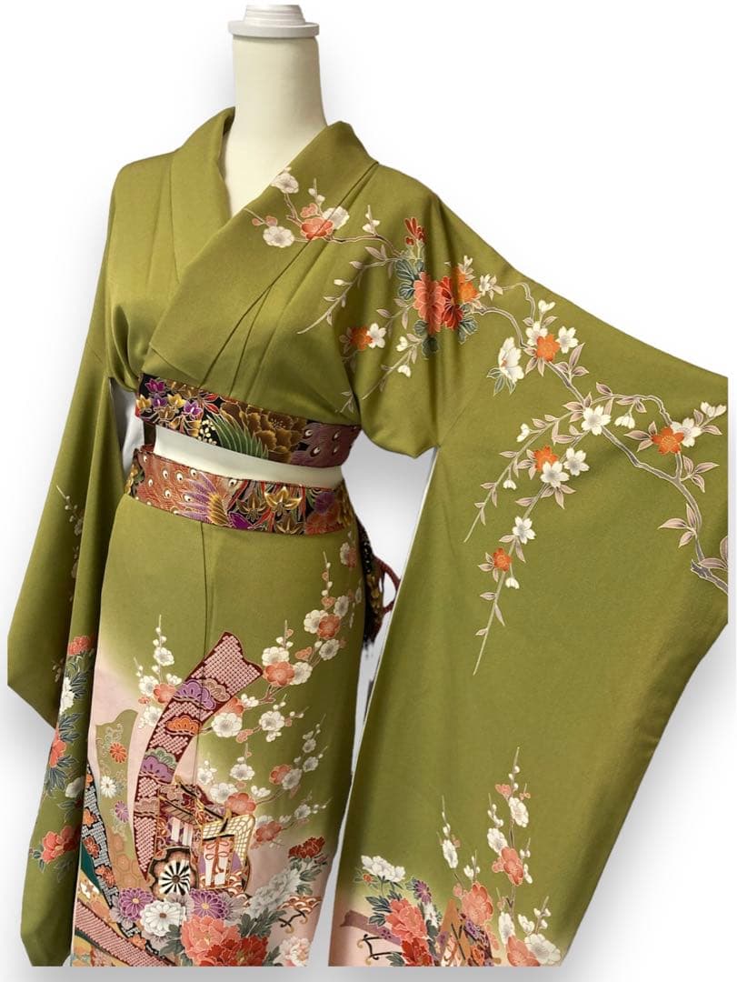 振袖　着物リメイクダンス衣装#11